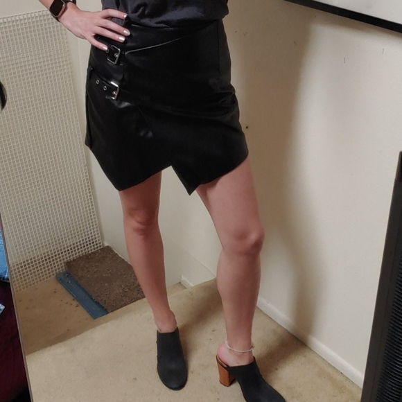 Stitch and Feather - Moto Skirt - Picture 1 of 4